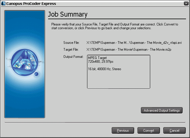 canopus procoder 2 or procoder 3