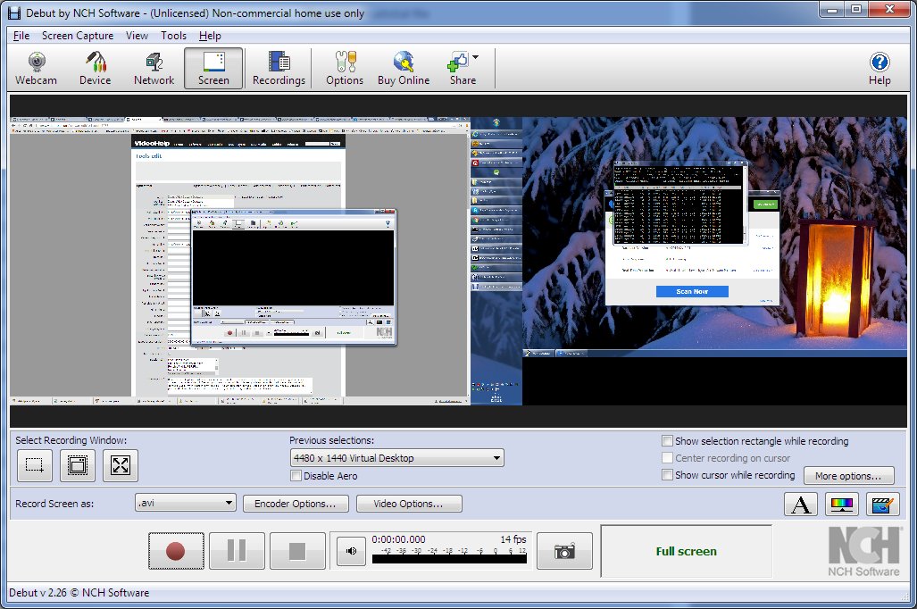 free debut video capture software