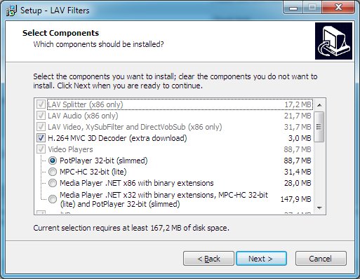 download the new version for apple LAV Filters 0.78