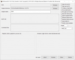 DGDemux screenshot