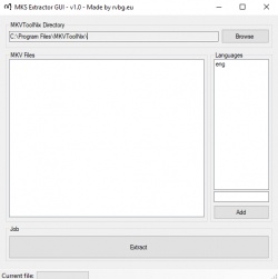 MKS Extractor GUI screenshot