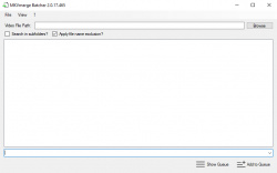 MKVmergeBatcher screenshot