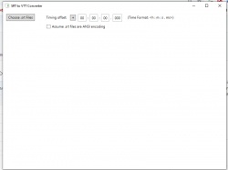 SRT to VTT Converter screenshot