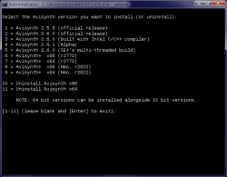 Universal Avisynth Installer screenshot